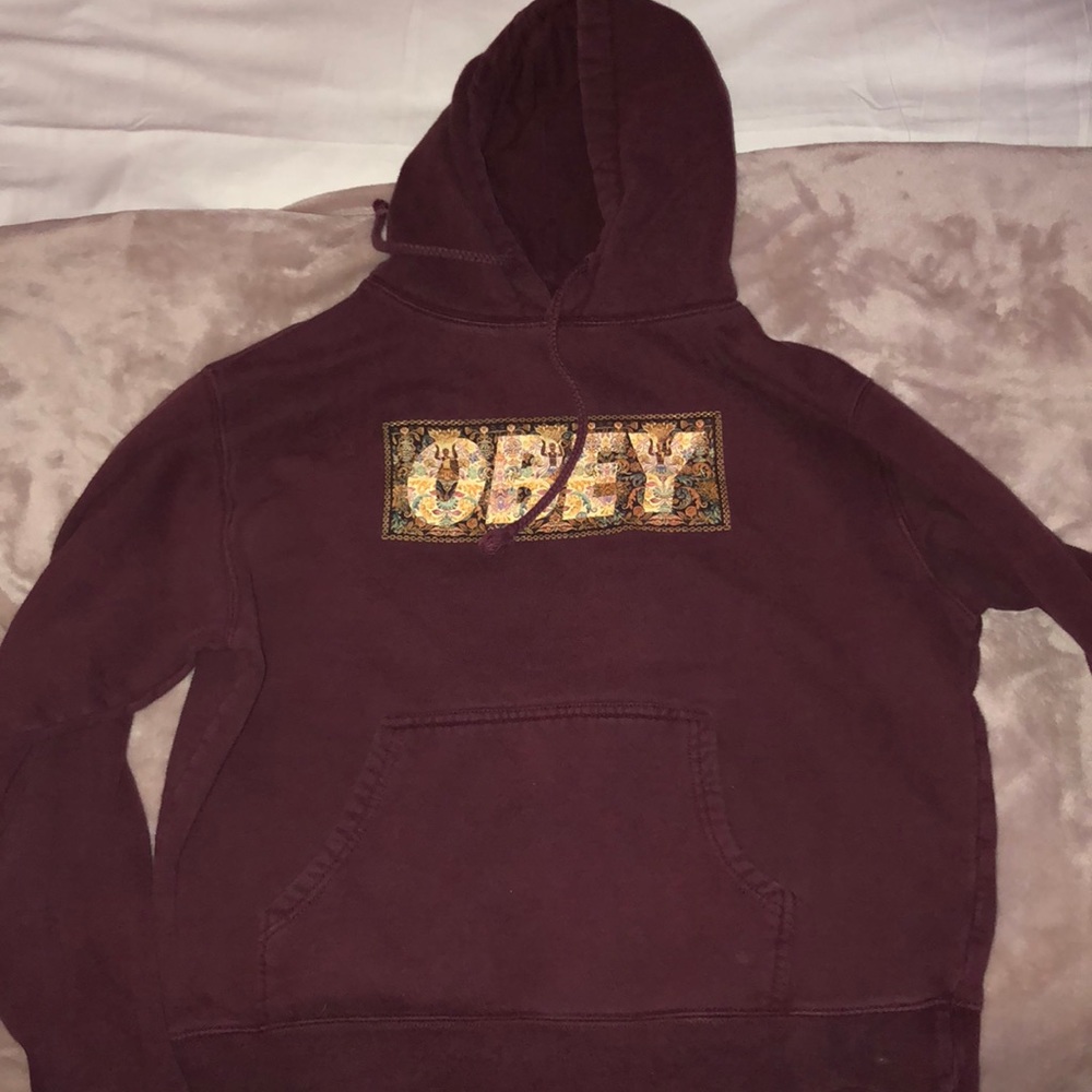 Obey Maroon Sweatshirt